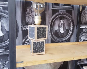 Lampe en bois design scandinave