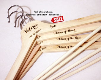 Wedding hanger Set of 2, Set of 3, Set of 4, Set of 5, Set of 6, Set of 7, Set of 8, Set of 9, Set of 10, Set of 11, Set of 12, Hangers