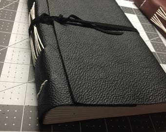 Large personalized leather journal, notebook, hand made, diary, custom, writing, travel