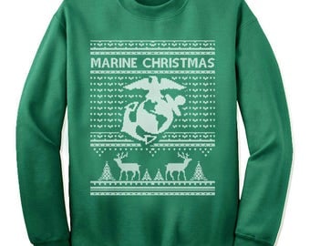 marine christmas shirt