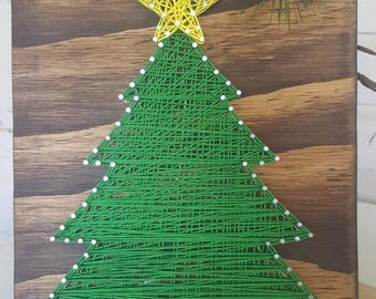 Christmas string art Etsy