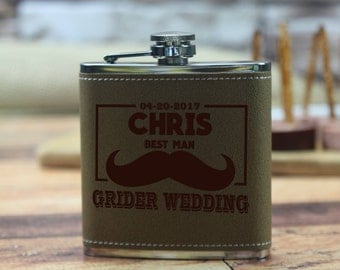 Groomsmen Flask Set, personalized flask gift set, flask gift box, custom flask box set, groomsmen gift, gift for him, groomsmen flask