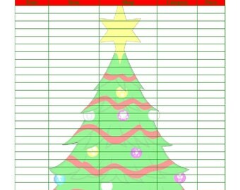 christmas budget planner