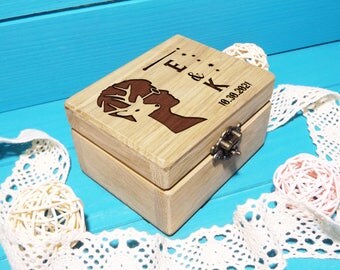 Harry Potter Ring Box, Harry Potter Deer Ring Box, Wedding Ring Box, Ring Bearer Box, Wooden Ring Box, Wedding Gift, Harry Potter Wedding