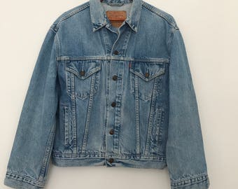 Levis denim jacket / vintage denim jacket / levis jacket / light wash / 70503