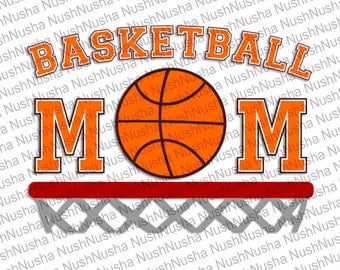 Basketball mom SVG, DXF, PNG, eps, cdr, Vector, Digital Cut File