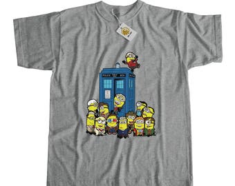 Minion Tshirt Dr. Who Shirt Minions Shirt Dr Who Shirt Tardis Tshirt Geek Shirt Doctor Who Shirt Minions Dr Who Tshirt Despicable Me Shirt