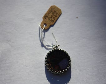 African Purple Spot Butterfly Necklace