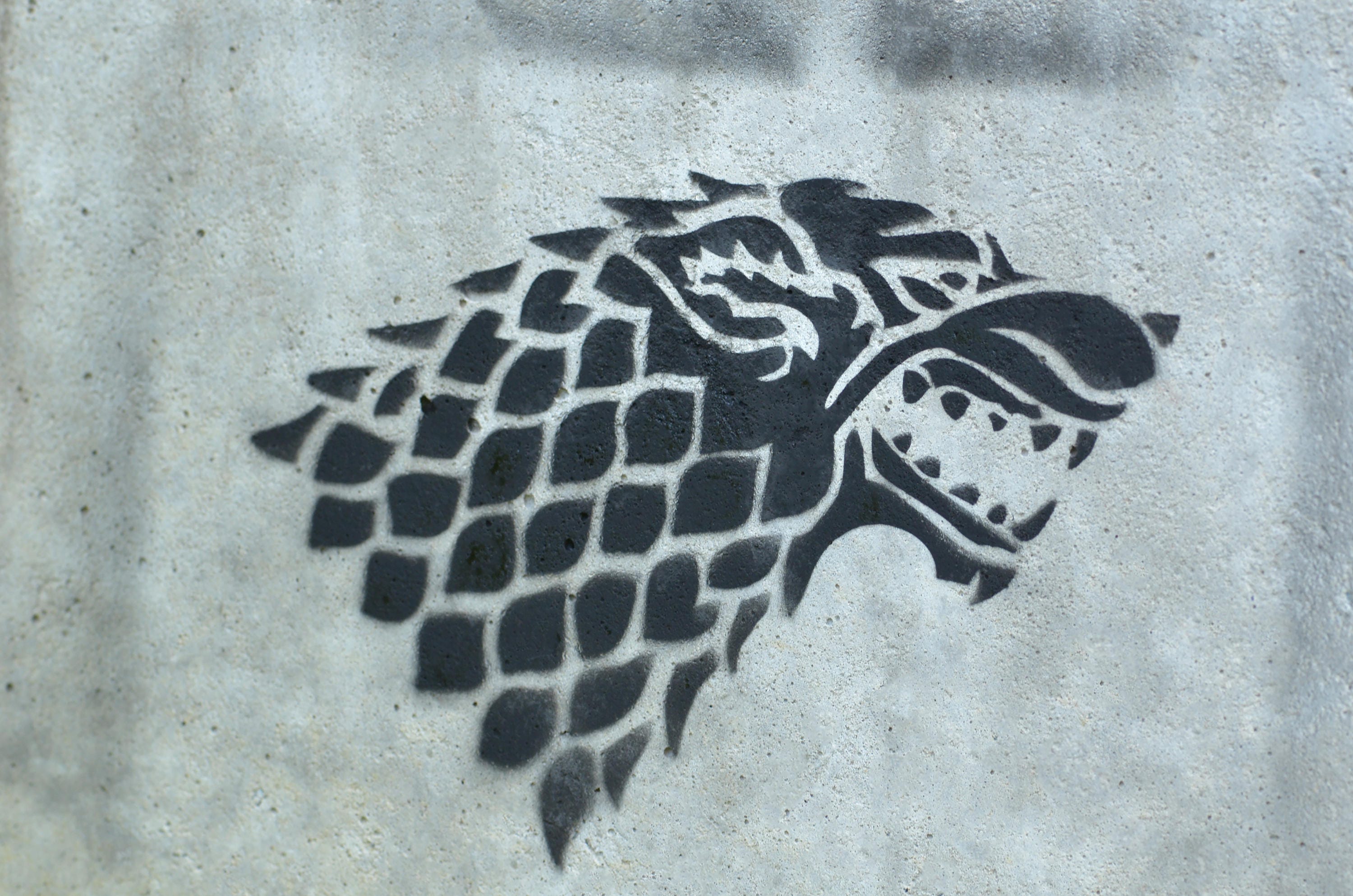 Game of Thrones graffiti wooden Stencil Wall Decor Spray