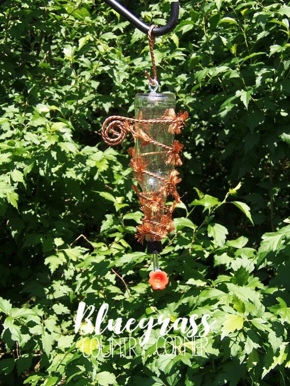 Beer Bottle Hummingbird Feeder Booze Bottle Hummingbird
