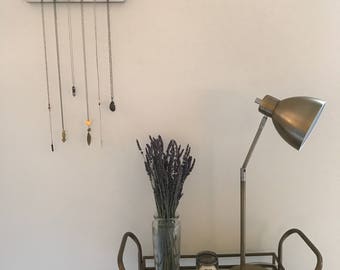 Handcrafted Jewelry Wall Hanger - Metallic Silver