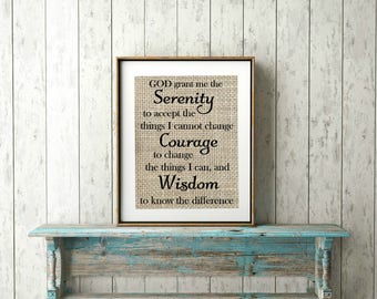 Serenity Prayer Wall Decor serenity prayer sign | etsy Serenity Prayer Wall Decor serenity prayer sign | etsy