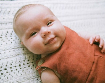 Hemp/cotton modern baby layette