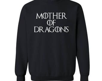 Game of Thrones Sweatshirt. Mother of Dragons Sweater. Mother of Dragons Sweatshirt. Game of Thrones Jumper. S - 3XL. 10 colors.