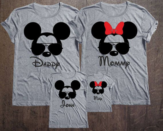 funny disney family shirts