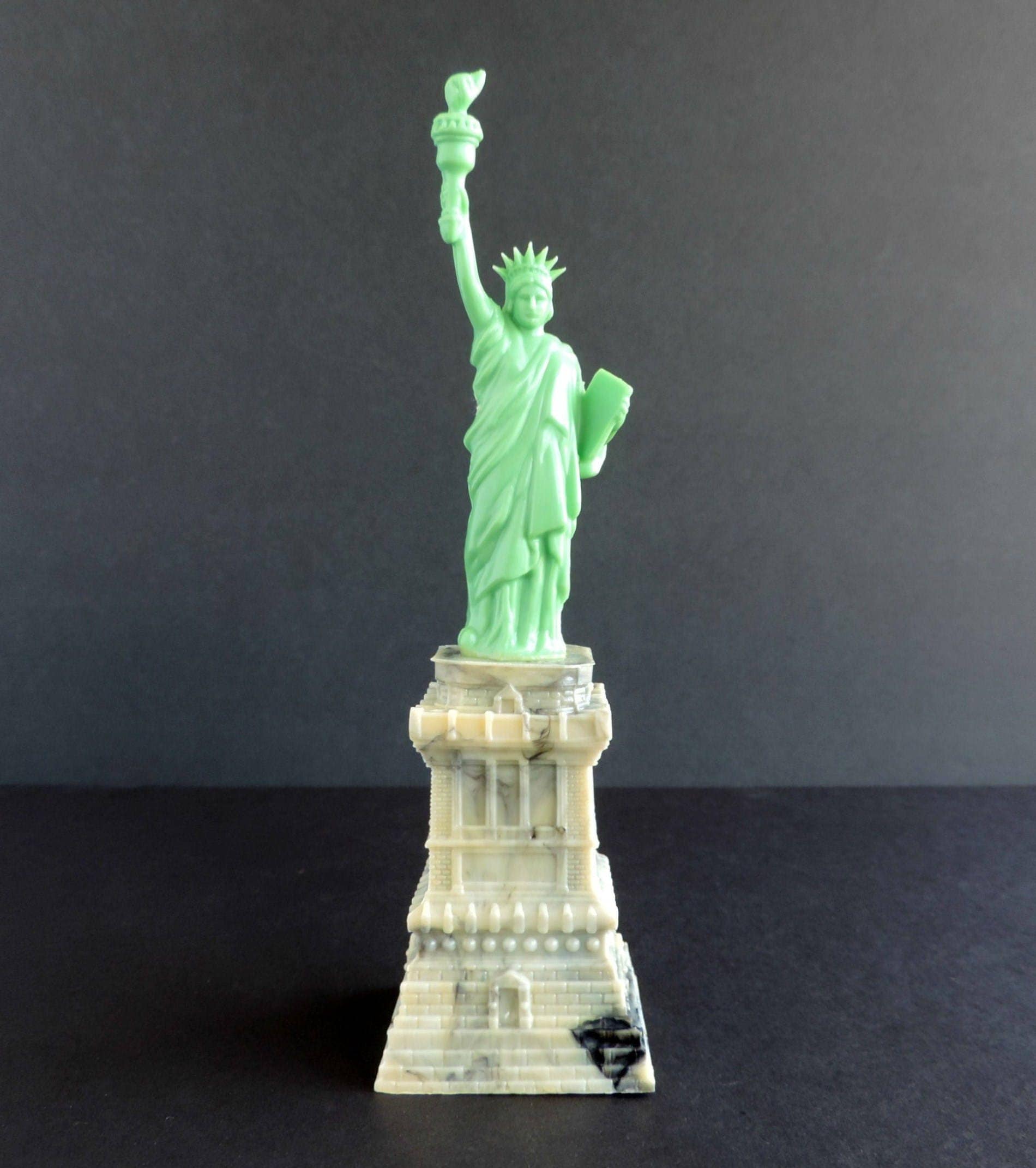Vintage Plastic Statue of Liberty Figurine MidCentury New