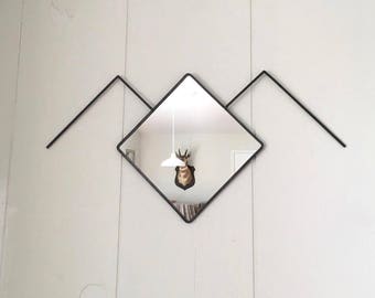 Geometric Wall Mirror triangle wall mirror geometric / handmade wall mirror triangle Geometric Wall Mirror triangle wall mirror geometric / handmade wall mirror triangle