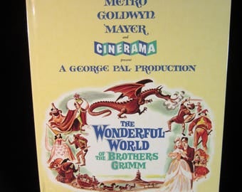 VTG 1962 MGM The Wonderful World of The Brothers Grimm Book