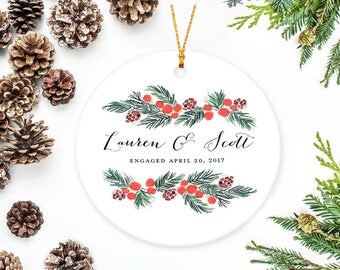 engagement ornament etsy engagement ornament etsy