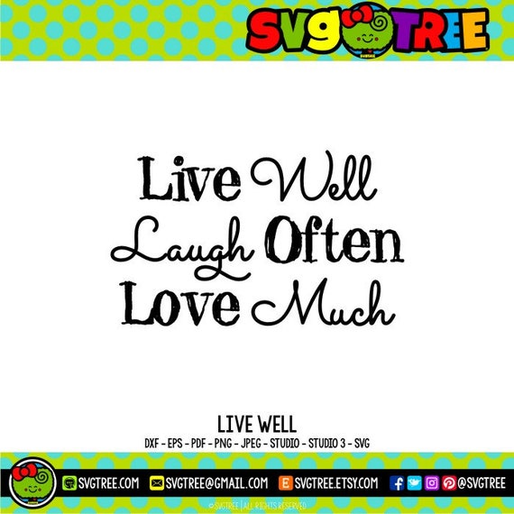 Free Free 285 Cricut Live Laugh Love Svg Free SVG PNG EPS DXF File