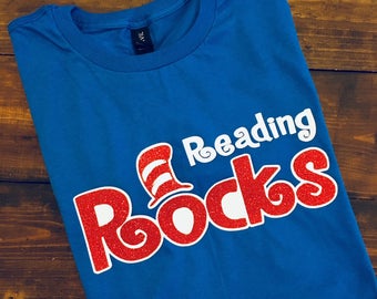 reading rocks t shirt