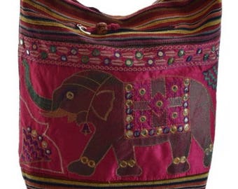Hobo bag, Boho, Hippie, Elephant Shoulder bag, Boho crossbody bag, Gypsy bag, Sling bag, Hippie bohemian bag