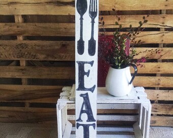 Eat Wall Decor rustic eat sign | etsy Eat Wall Decor rustic eat sign | etsy