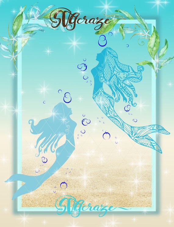 Download Mermaid Mandala Mandala SVG Zentangle Svg Mermaid decal