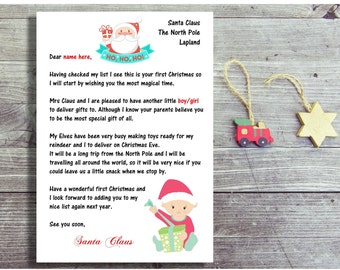 Santa claus letter | Etsy