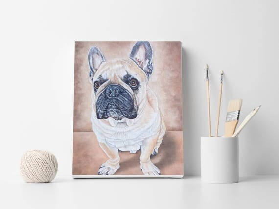 Custom portrait Dog lovers decor Dog lovers gift Dog wall art