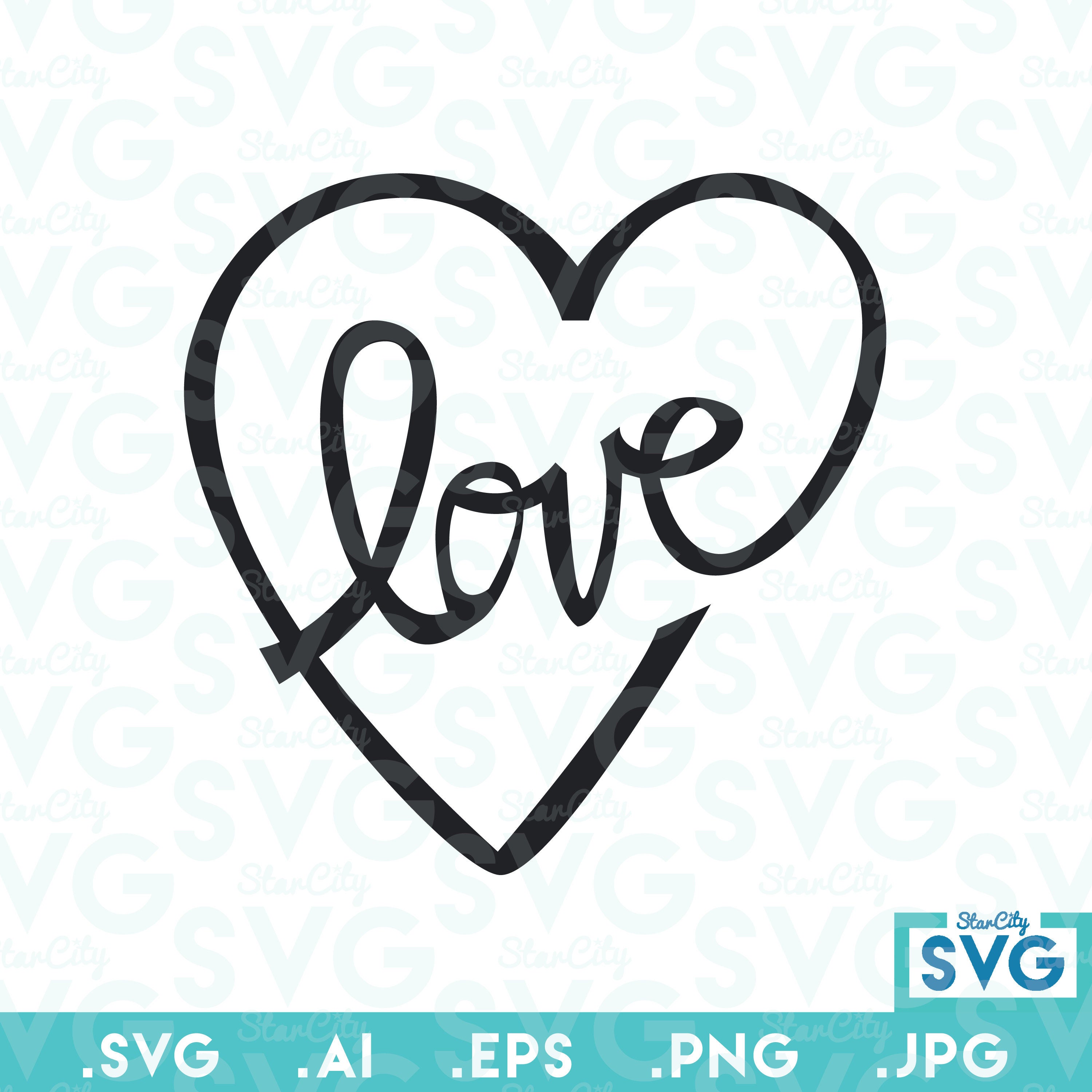 Download Love Vector file Vector cutting file SVG cutting file Love
