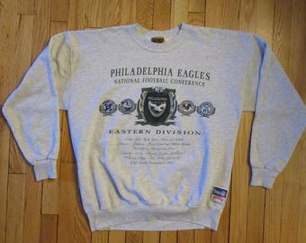 vintage philadelphia eagles crewneck sweatshirt