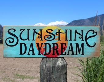 Barn Wood Grateful Dead Sign - Grateful Dead Wall Art - Sunshine Daydream - Dead and Company - Barn Wood Sign - Bob Weir
