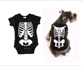 toddler matching costumes, toddler halloween shirt, baby and dog matching costumes, Matching dog and baby outfit, baby halloween costume,