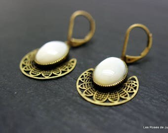 Bronze art deco earrings art deco earrings