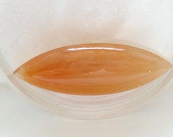 S A L E 50% Off!!! RED JADEITE JADE Marquise Cabochon (23.0x8.0x4.4mm) 23x8