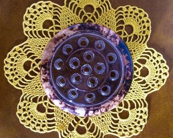 Vintage Floral Frog, Center Piece, Home Decoration, from the 1970's