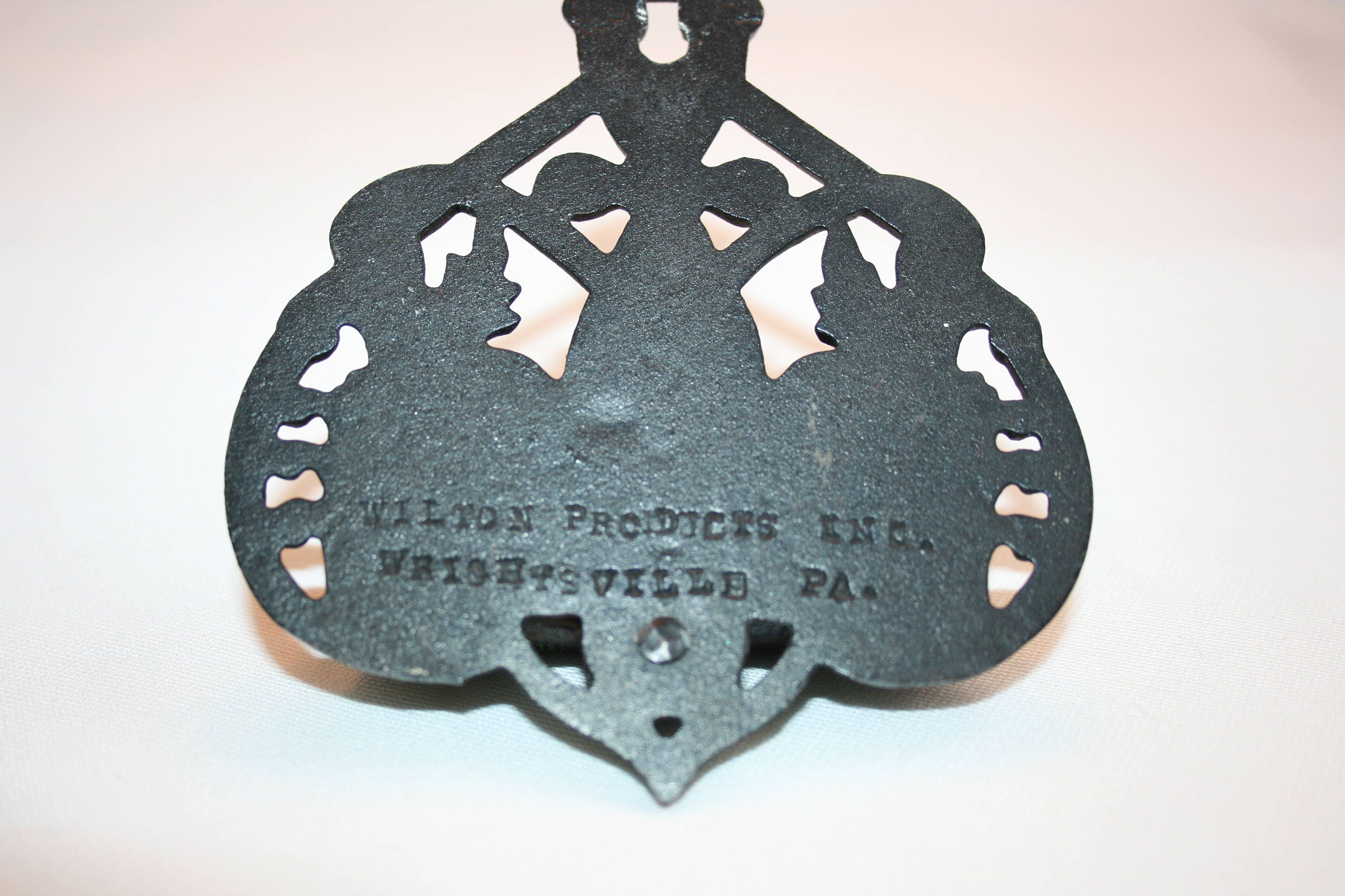 Vintage Cast Iron Matchstick Holder by Wilton Products Inc of