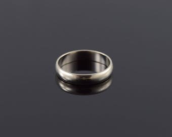 14k 4mm Plain Simple Wedding Band Ring Gold
