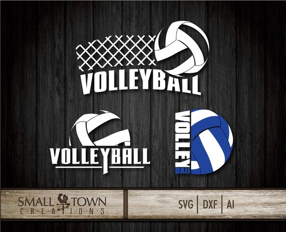 Volleyball SVG Cut Files Vinyl Cutters Screen Printing