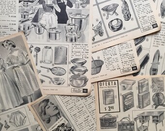 20 pages from "London Paris" Catalog Book (Uruguay 1962-1963)