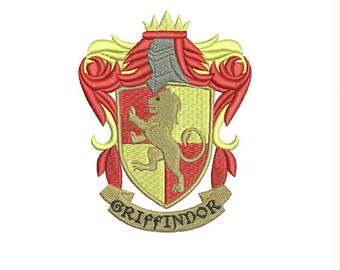 Harry Potter - Gryffindor - Coat of Arms: Machine embroidery design
