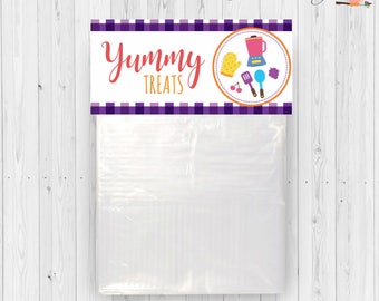 Circus Birthday Party Treat Bag Toppers &amp; Tags Carnival