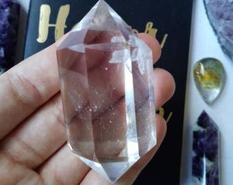 Optical Double Terminated Clear Quartz Wand