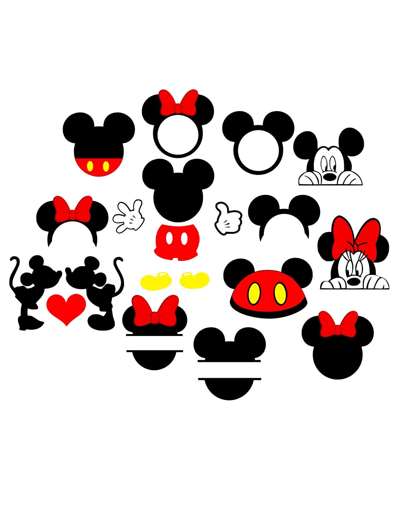 Download Mickey svgdisney svg minnie mouse svg peeking mickey svg