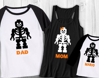 Skeleton Lego - Halloween Legoland shirt