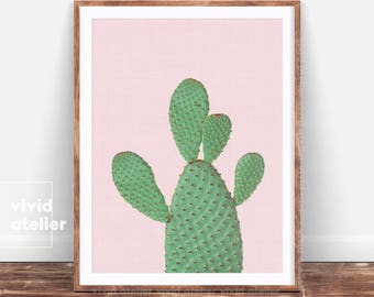 Succulent Print, Cactus Wall Art Print, Printable Poster, Modern Home Decor, Cactus Art, Succulent Wall Art Print, Botanical Print, Cacti