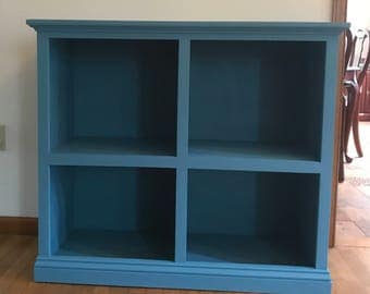 Blue Bookcase small bookcase | etsy Blue Bookcase small bookcase | etsy