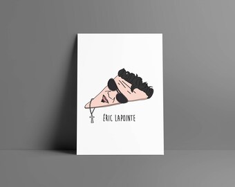 Le garçon • Éric Lapointe • Affiche & carte