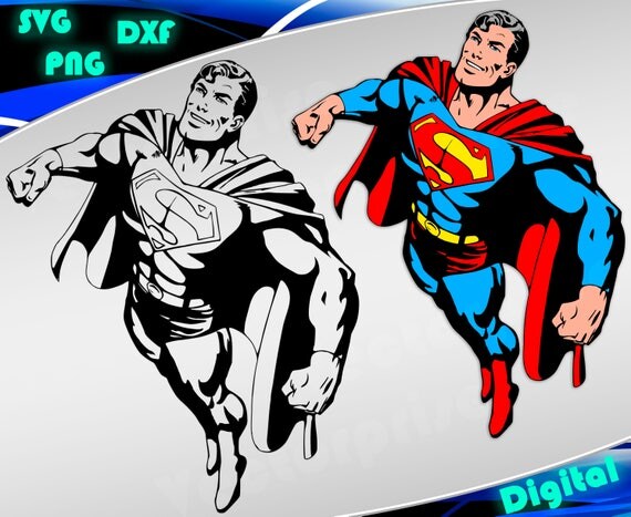 Download Superman svg Superheroes svg Superman silhouette stencil ...